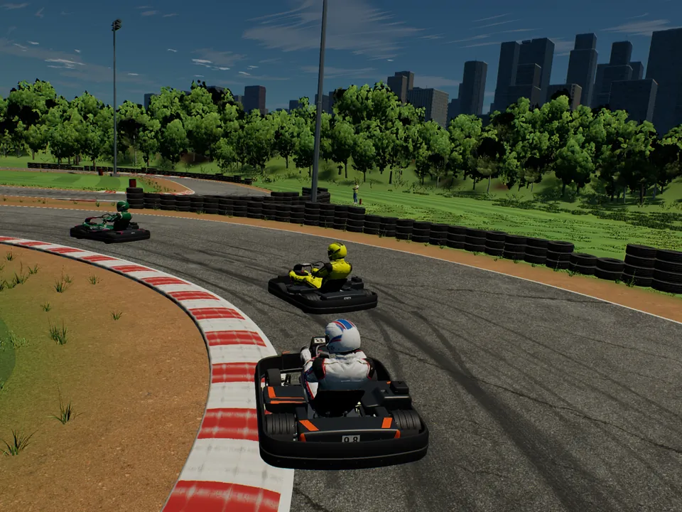 Batumi Karting Ring, камера ззаду
