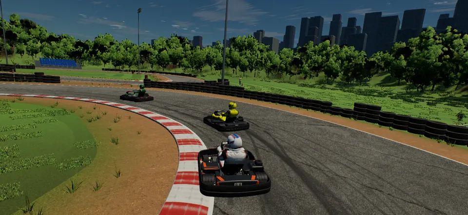 Batumi Karting Ring, камера ззаду